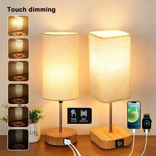 Touch bedside table lamp - bedside,