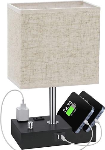 Bedside table lamp for bedroom - lamp,