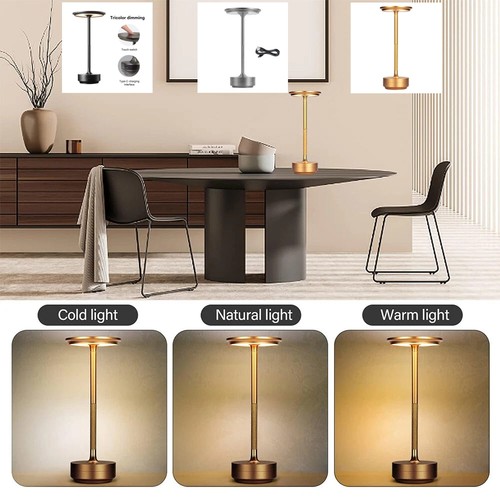 Led desk lamp touch dimmable - led,