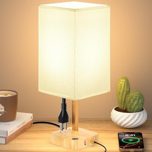 Bedside table lamp with - bedside,