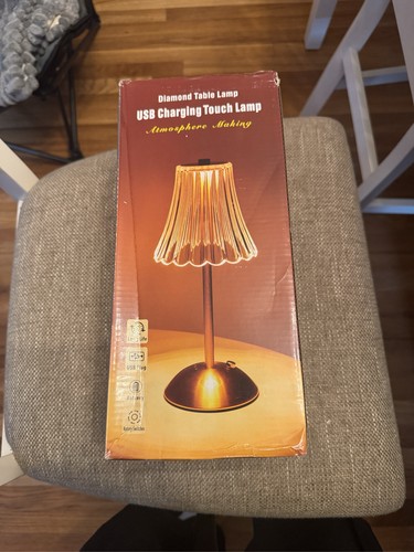 Diamond table lamp - table, usb