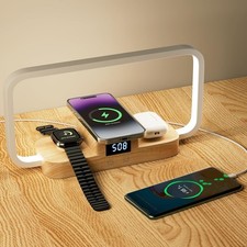 Bedside Lamp with Wireless