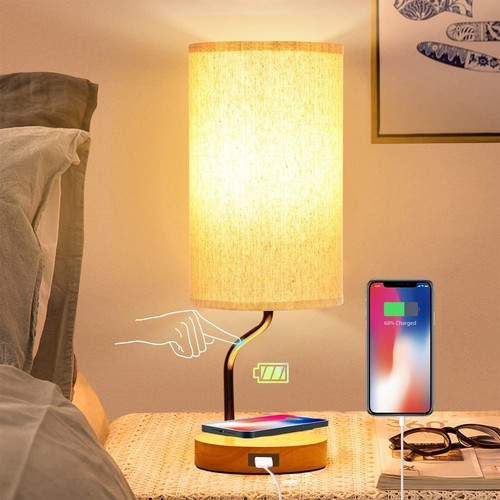 Bedside table lamp with - bedside,