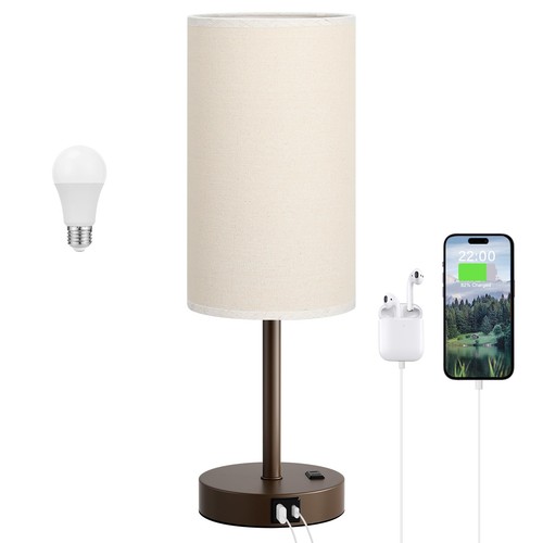 Touch bedside table lamp usb - bedside,