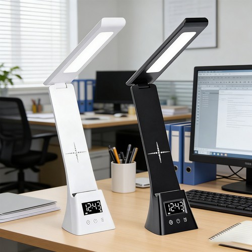 Led desk lamp with wireless - with,