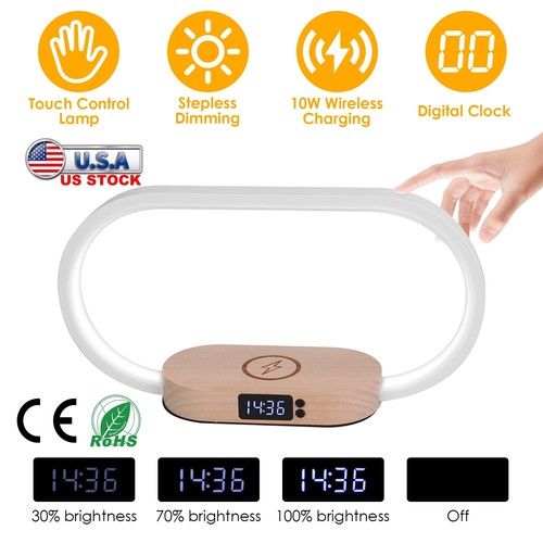 Wireless charging led desk - charging,