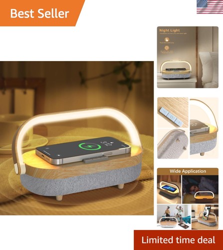 Nightstand lamp with wireless - nightstand,