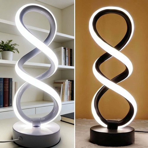 Usb led spiral bedside table - usb,
