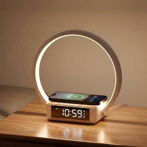 Bedside lamp with alarm - lamp,