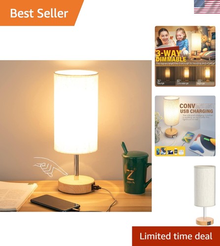 Bedside table lamp - bedside, usb