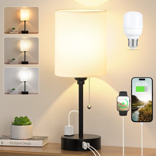 Compact bedside table - bedside, lamp