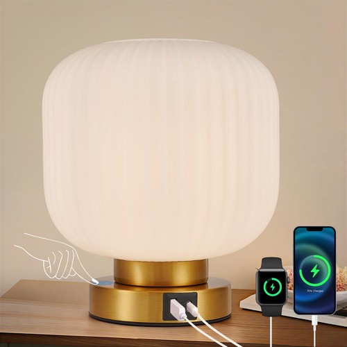 Touch table lamp with usb - touch,