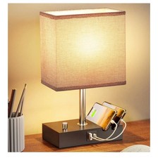 USB Bedside Table Lamp Desk