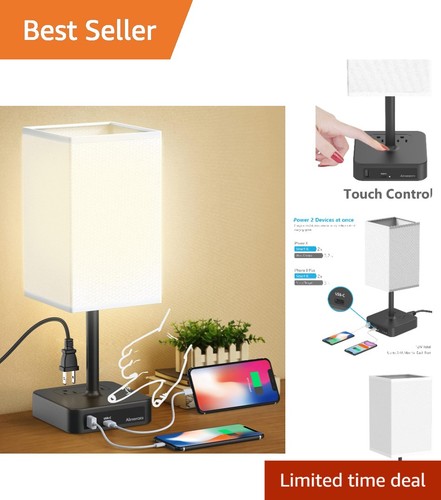 Bedside table lamp with touch - bedside,