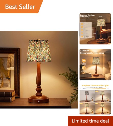 Wireless table lamp - 15.5'',