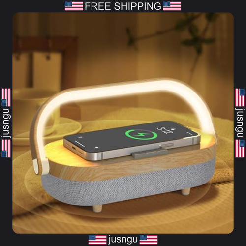 Nightstand lamp with wireless - lamp,