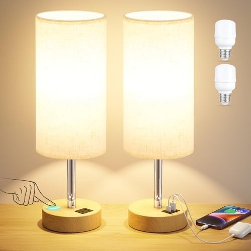 Bedside table lamp set - bedside,