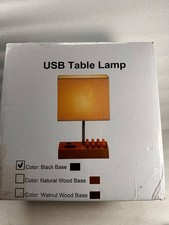 Briever USB Bedside Table