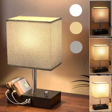 USB Bedside Table Lamp Desk