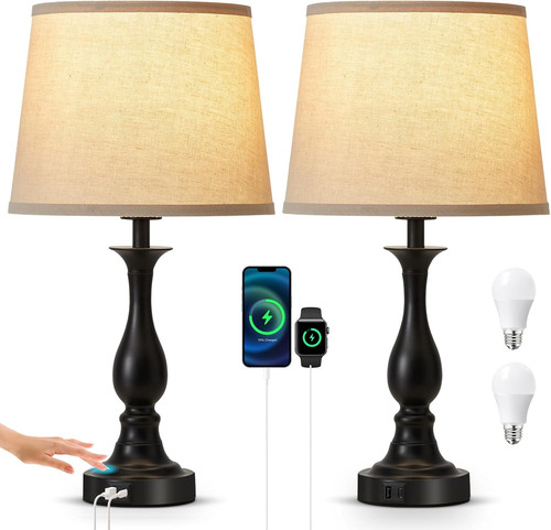 Bedside table lamp touch - bedside,