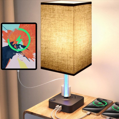 Bedside table lamp touch - lamp, 3