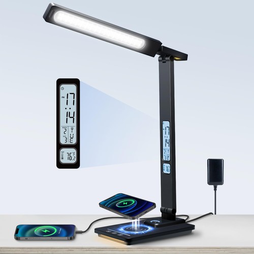 Led desk lamp wireless charger - wireless,